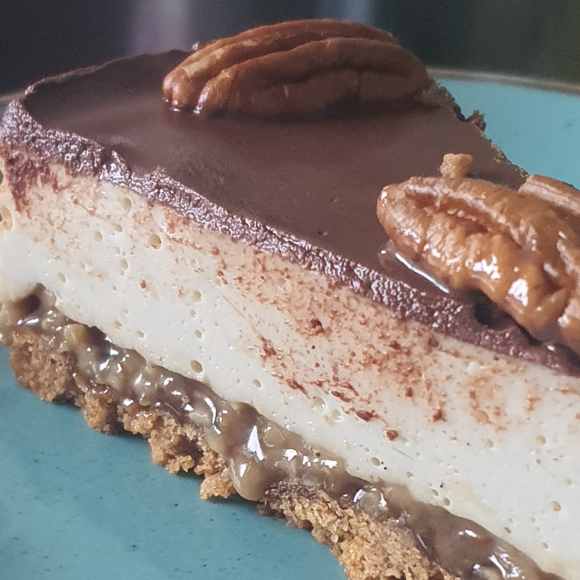 Karamelline tofu-šokolaadikook